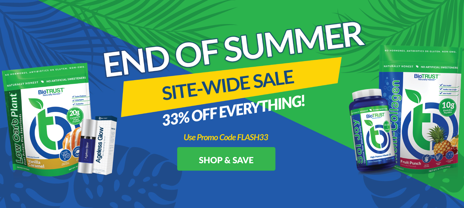 LIMITED TIME: Save 33% sitewide with code FLASH33 - no limits or minimums!