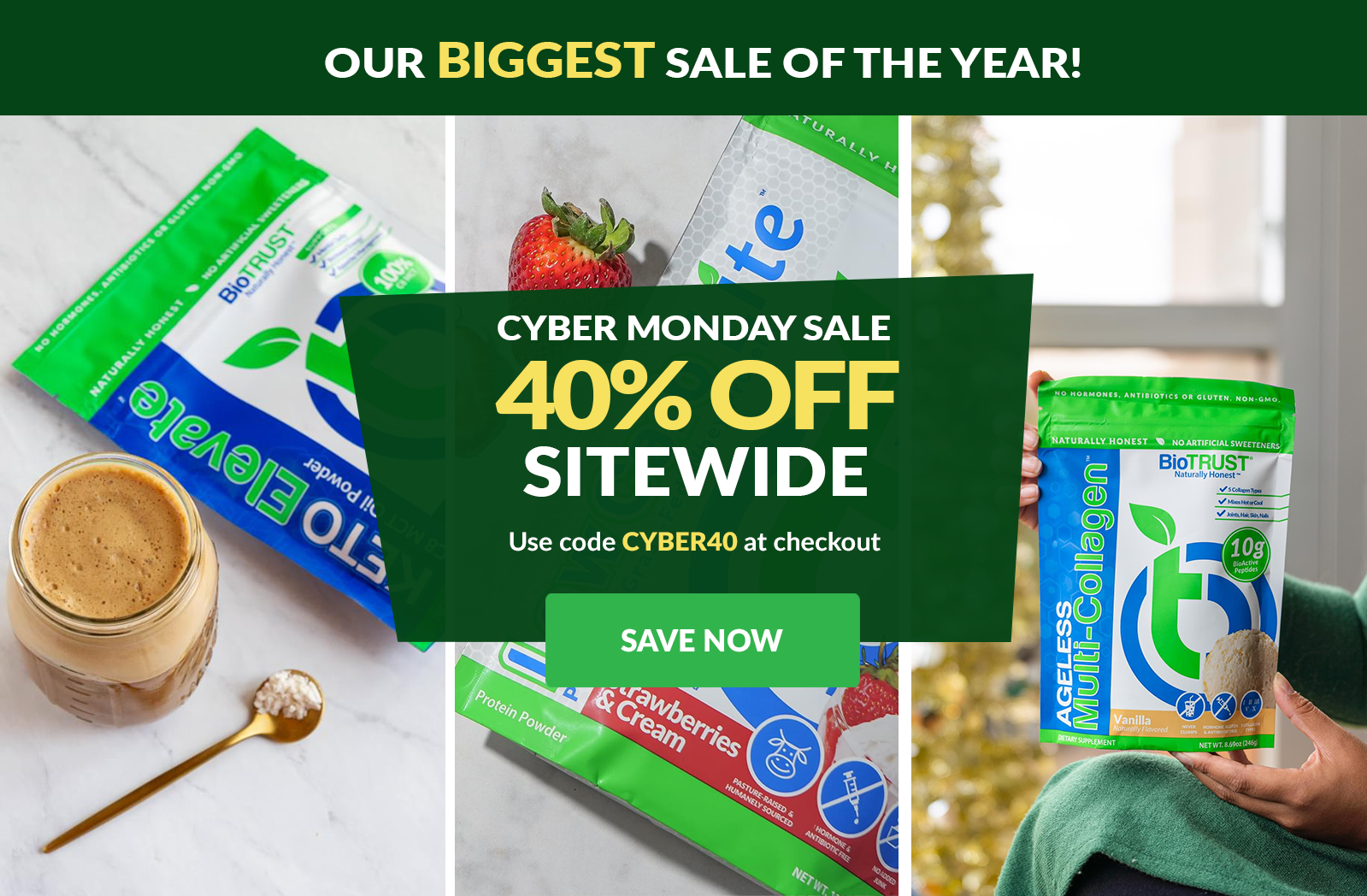 LIMITED TIME: Save 40% sitewide with code CYBER40 - no limits or minimums!