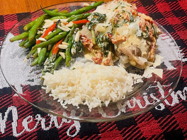 Coach Cristina's Creamy Christmas Chicken Recipe