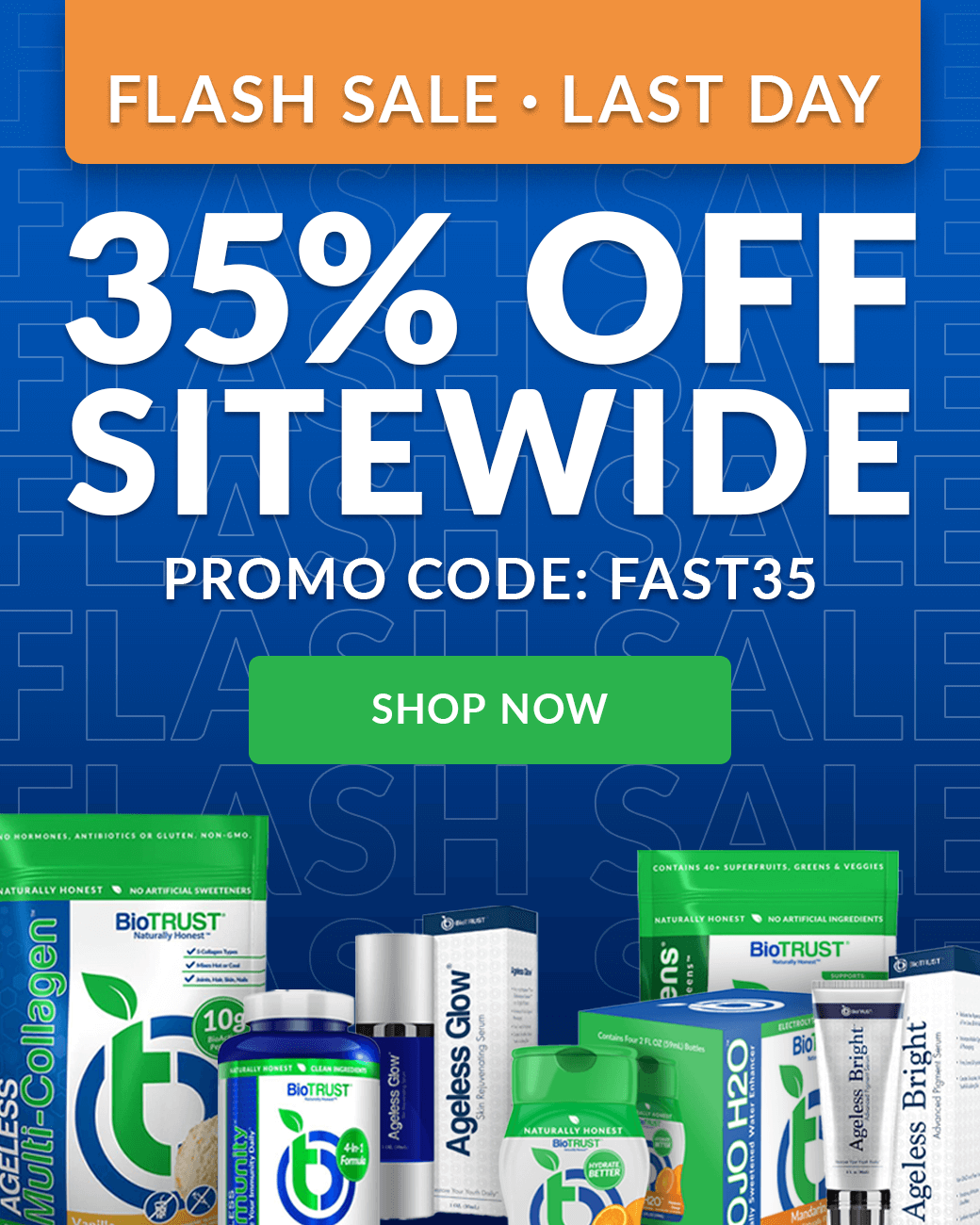 LIMITED TIME: Save 35% sitewide with code FAST35 - no limits or minimums!