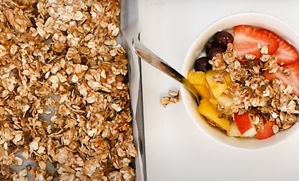 Vanilla Almond Butter Protein Granola